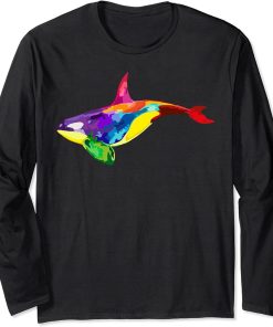 Killer Whale Lover Gifts Womens Orca Killer whales Mens Long Sleeve T-Shirt