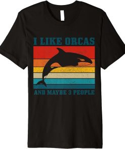 Funny Vintage Orca Whale Premium T-Shirt