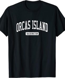 Orcas Island Washington WA Vintage Athletic Sports Design T-Shirt