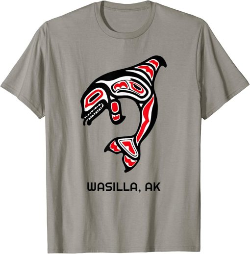 Wasilla, Alaska Native American Indian Orca Killer Whales T-Shirt